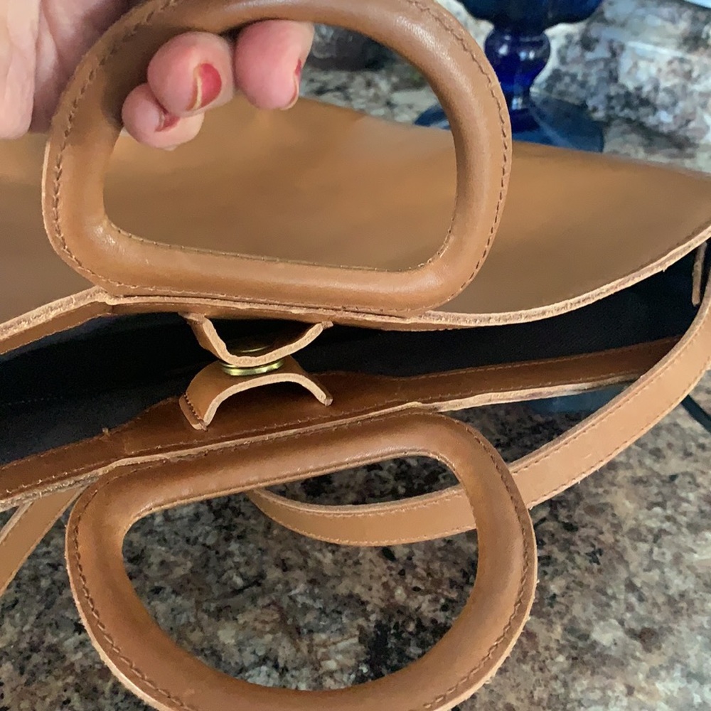 Madewell by J Crew Leather Tote Shoulder Bag - Picture 7 of 9